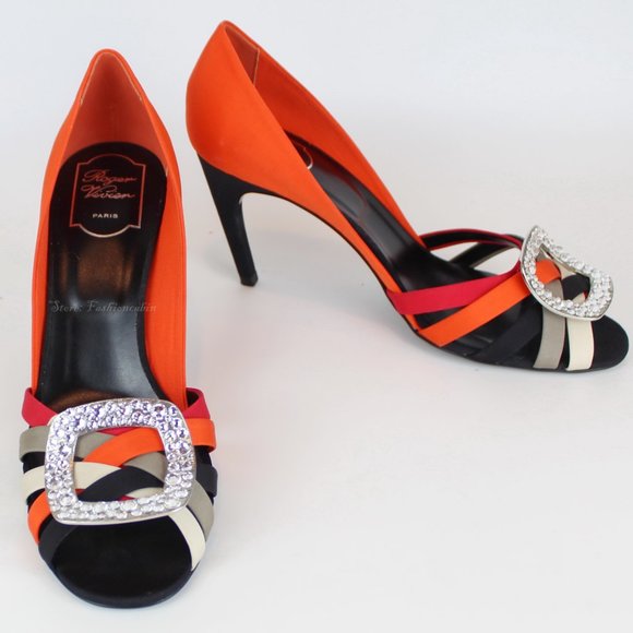 NEW Roger Vivier Crystal Buckle Heels - Weddings, Cocktail Parties, Dinners - Picture 2 of 16